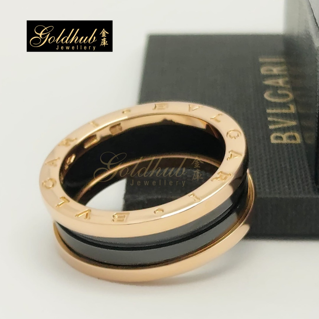 Bvlgari on sale black ring