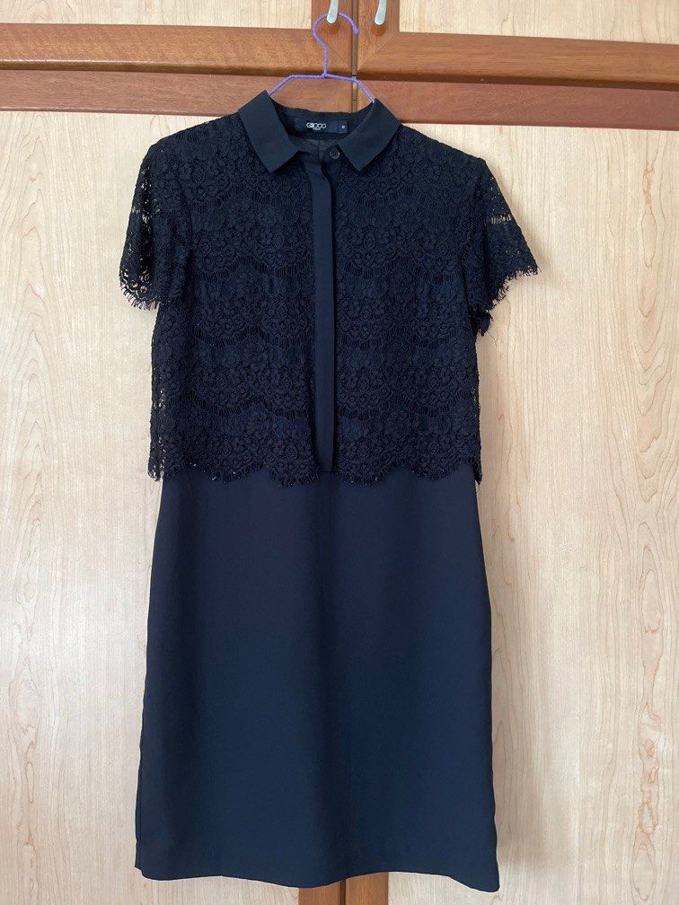 G2000 black lacy office dress, Women's Fashion, Dresses & Sets, Dresses ...