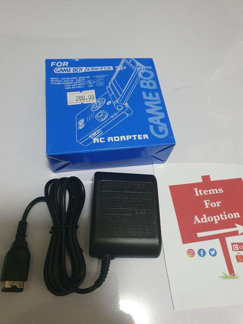 Gameboy Advance SP Charger (Nintendo Gameboy) on Carousell