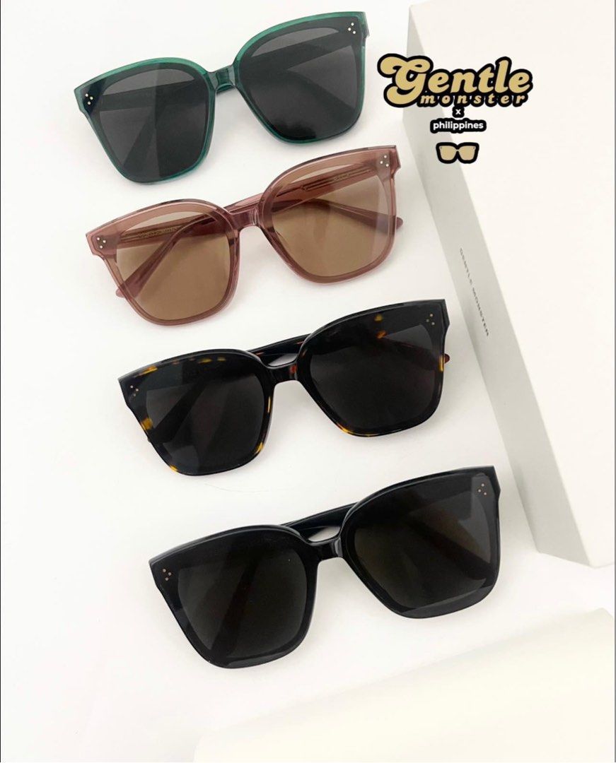 Gentle Monster Rick 01 Rick T1 Sunglass with Box Set, Women's