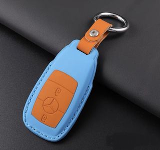 Timotheus for Mercedes key fob cover case, Compatible with Mercedes key  case, Handmade Genuine Leather for Mercedes keychains | MR22