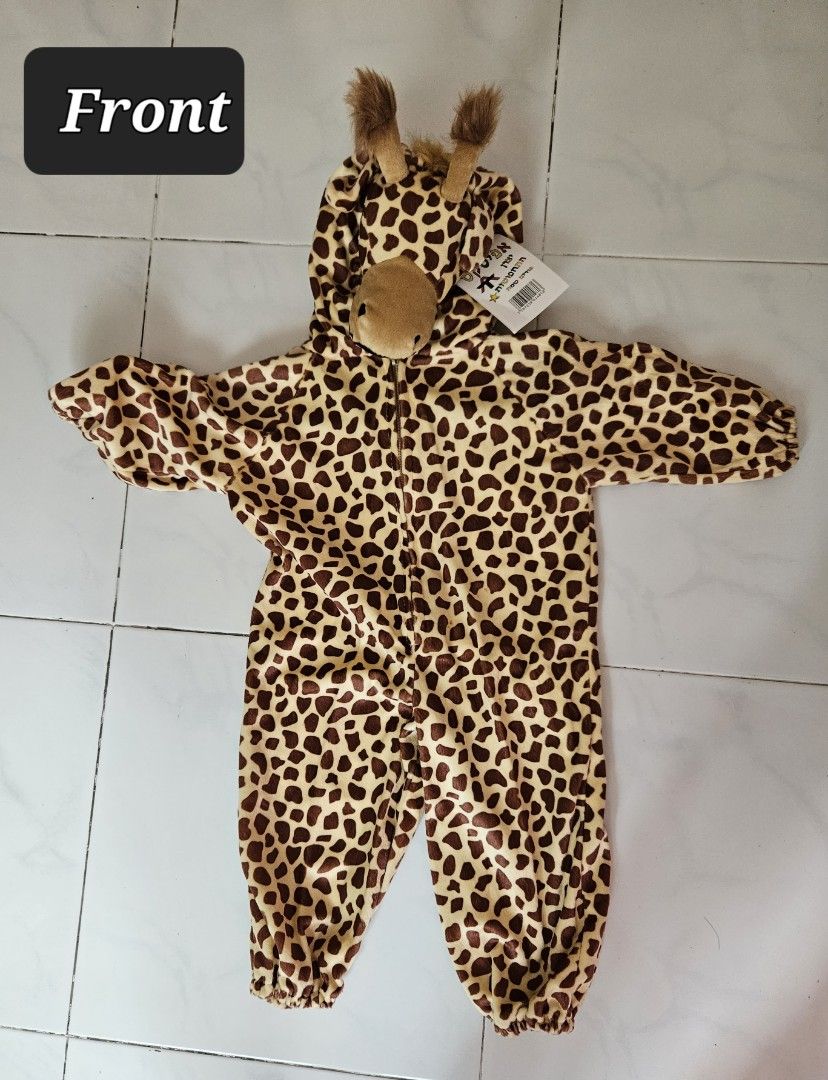 Giraffe top onesie baby
