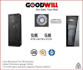 Goodwill Gun Safe FS-10 / 10 long gun capacity safe