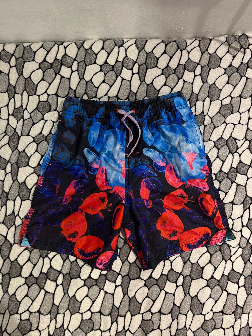 GRAPHIC BOARD SHORTS, Men's Fashion, Bottoms, Shorts on Carousell