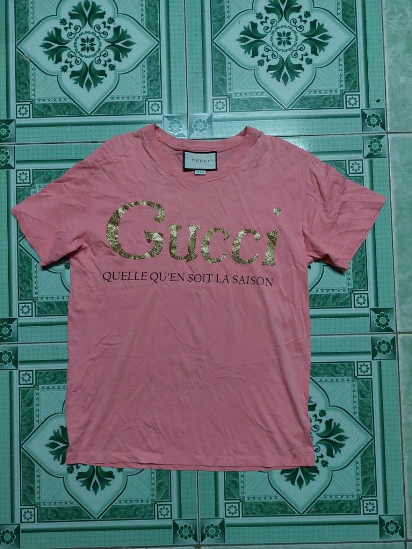 Gucci Tee, Luxury, Apparel On Carousell