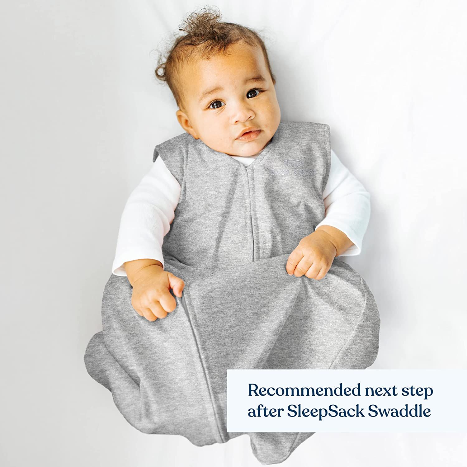 Halo SleepSack 100 Cotton Wearable Blanket Heather Gray X Large