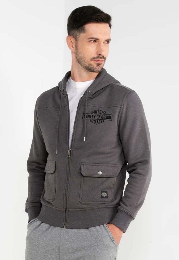 Harley davidson hotsell full zip hoodie