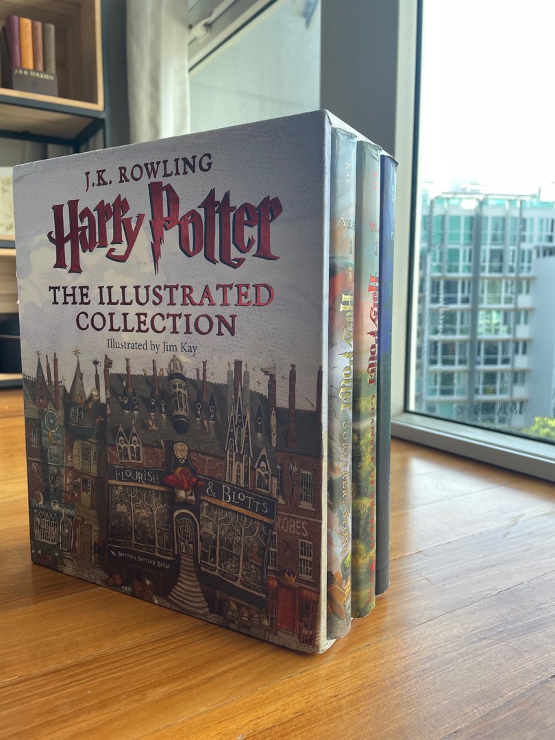 Harry potter illustrated box set top