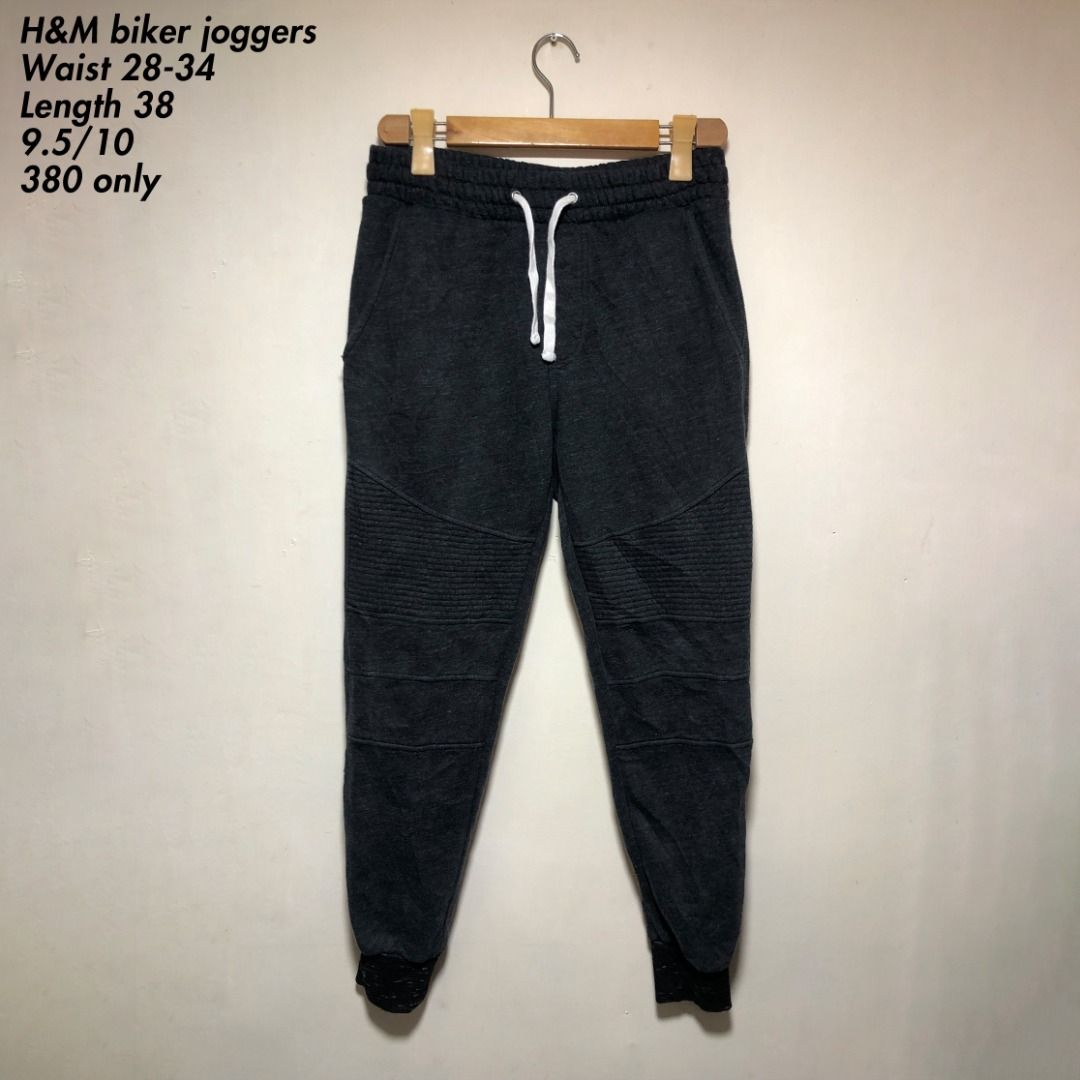 H M biker jogger sweatpants Men s Fashion Bottoms Joggers on
