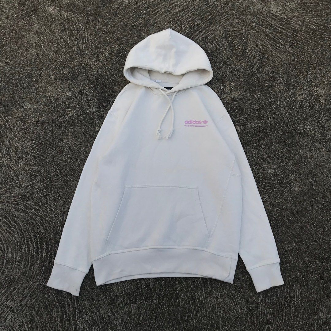 Adidas kaval oth white mens hoodie top