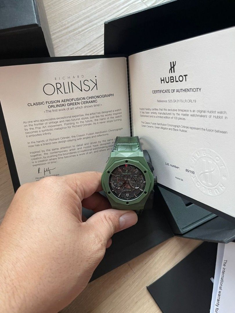 Hublot aerofusion clearance chronograph orlinski titanium