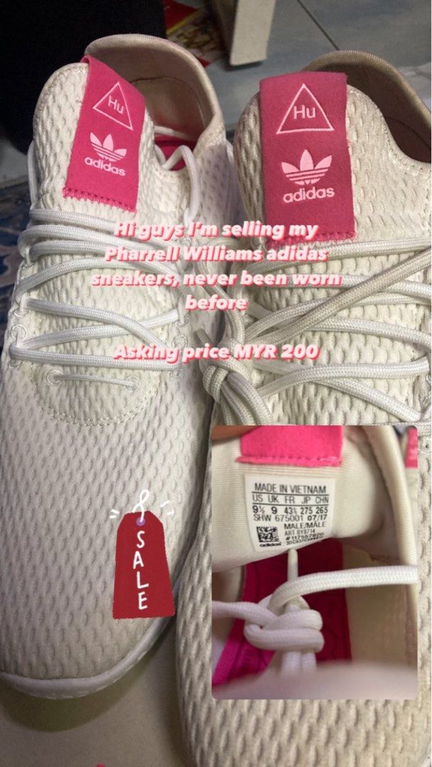 Pharrell williams human top race tennis shoes