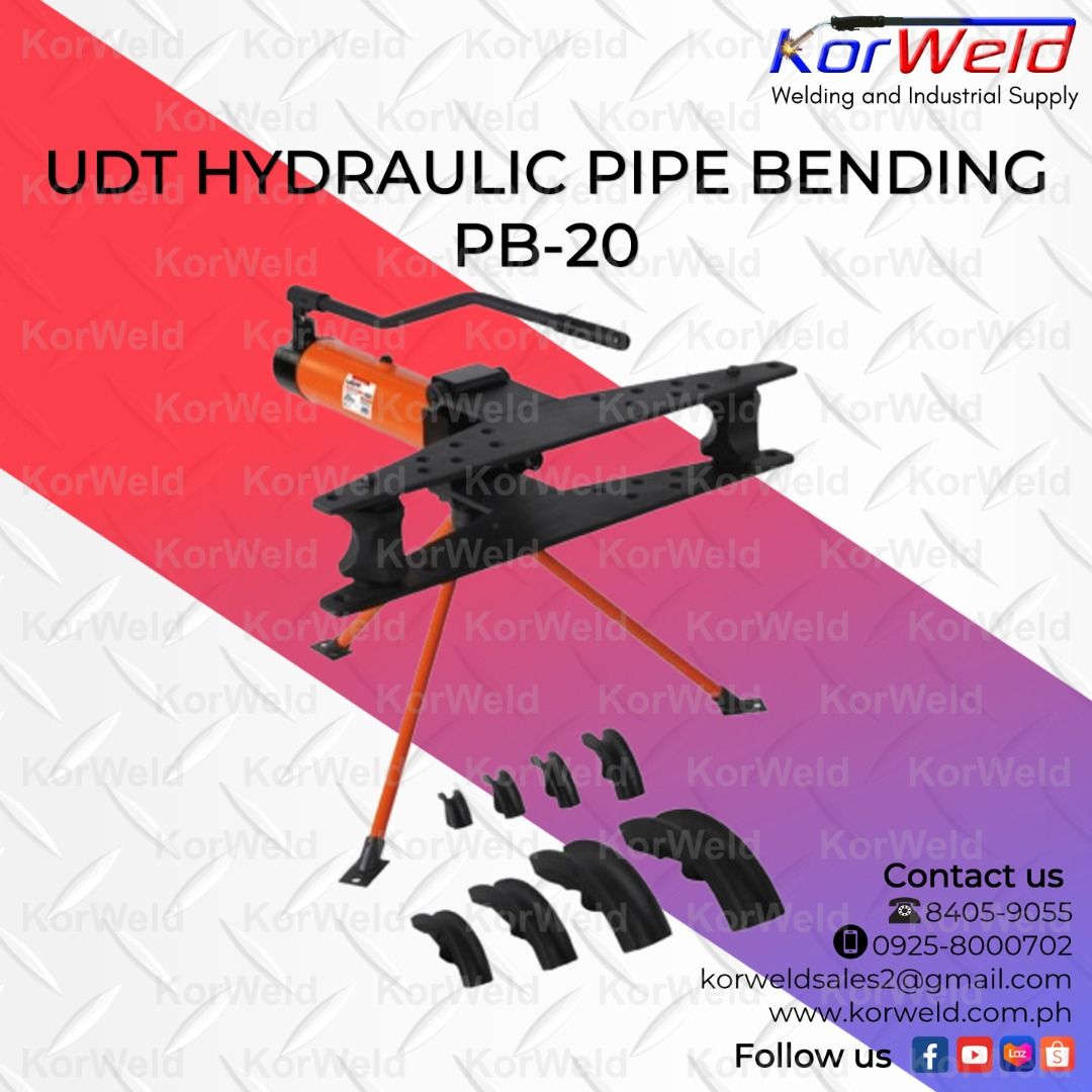 Hydraulic pipe bending machine UDT PB-20 on Carousell