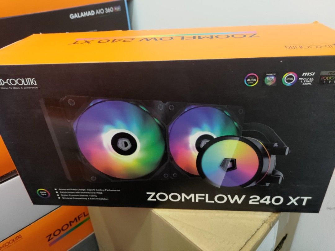 ID COOLING ZOOMFLOW 240 XT, Computers & Tech, Parts & Accessories ...