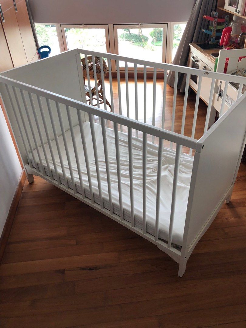 IKEA baby cot, Babies & Kids, Baby Nursery & Kids Furniture, Cots