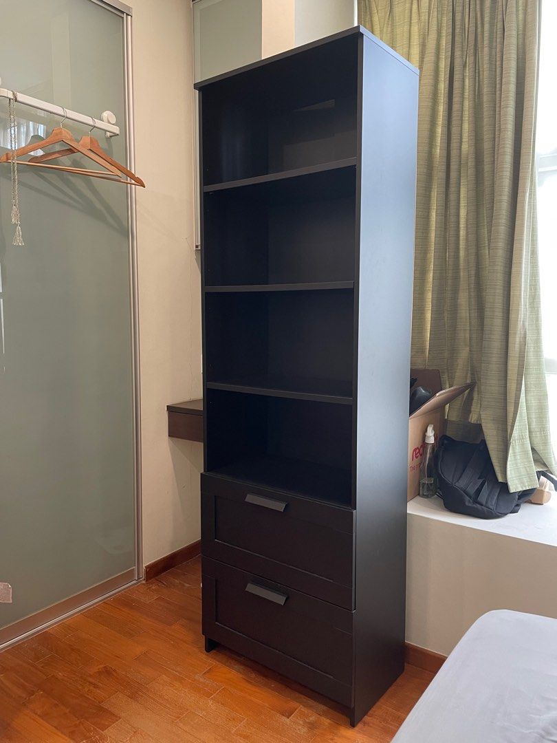 Ikea brimnes shop bookcase black