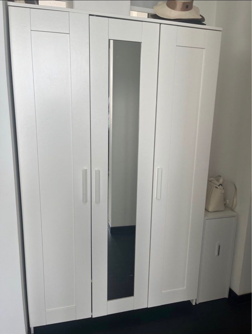 Ikea Brimnes Wardrobe, Furniture & Home Living, Furniture, Shelves