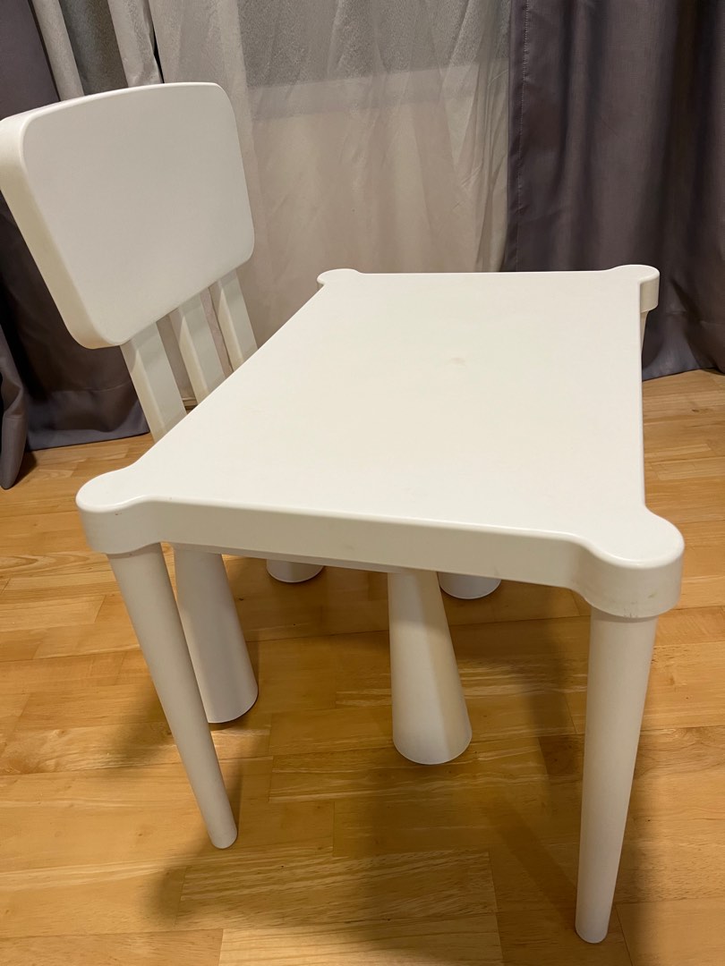 IKEA children’s table and chair, Babies & Kids, Baby Nursery & Kids