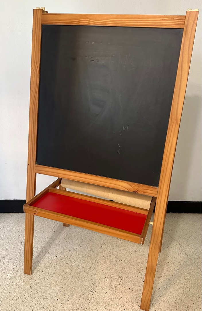 IKEA Easel with Blackboard Whiteboard, Babies & Kids, Baby Nursery
