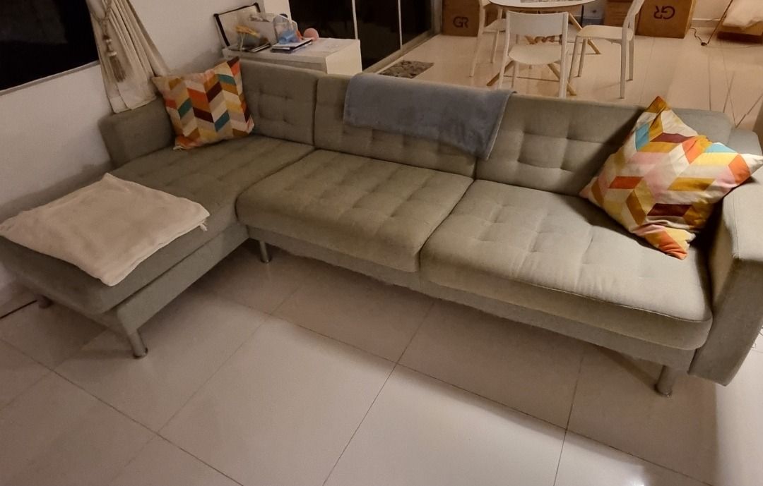 値引 IKEA/ソファ/ランズクローナ/ベージュ/2人掛け 2人掛け・3