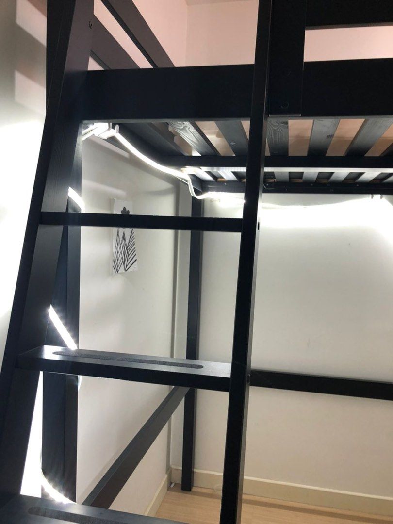 ikea loft bed stora including mattress, Furniture & Home Living