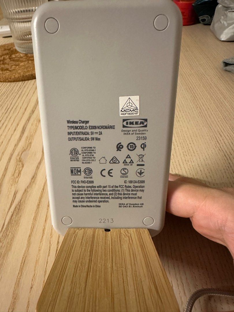 iKea Nordmarke Wireless Charger, Mobile Phones & Gadgets, Mobile