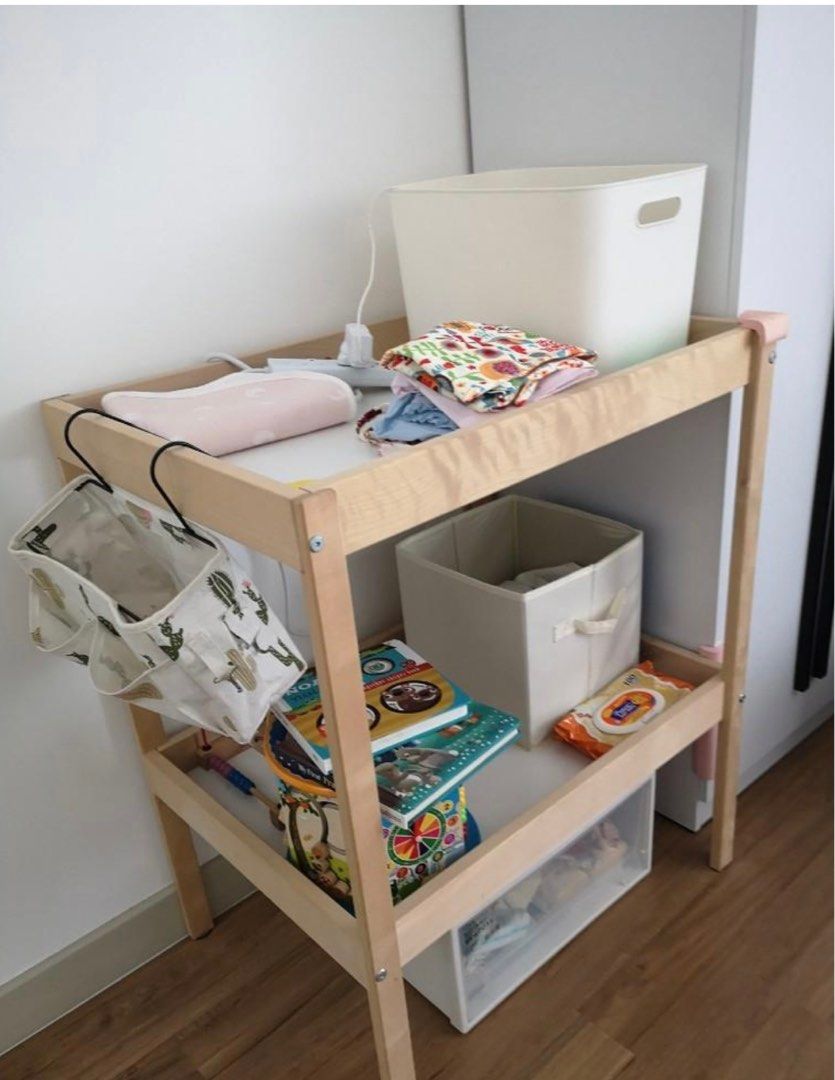 IKEA SNIGLAR Changing Table (free care mat), Babies & Kids, Baby