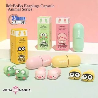 Imebobo Color Mini Ear Plugs | Animal Series | Noise Cancelling/Reduction & Noise Proof Free Sleep
