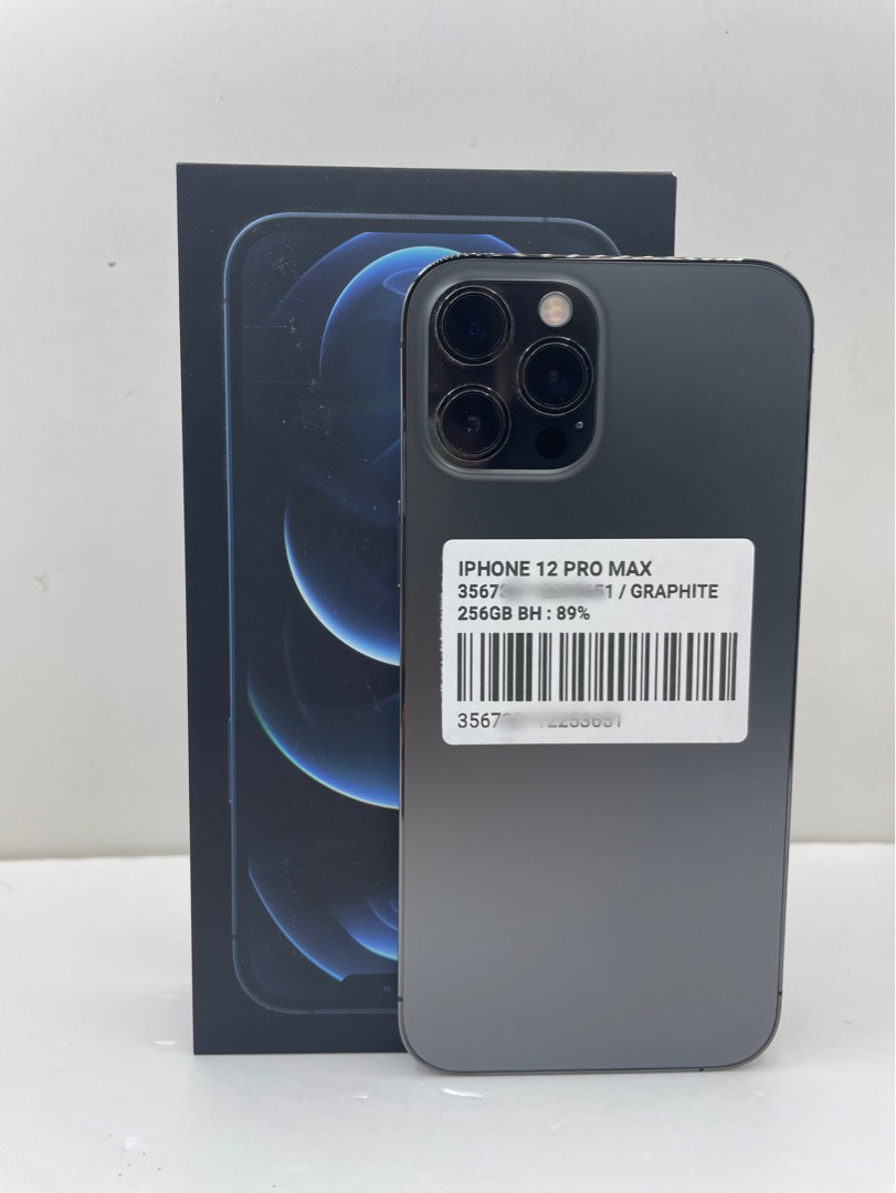 Iphone 12 Pro Max Black 256 GB, Mobile Phones & Gadgets, Mobile Phones ...