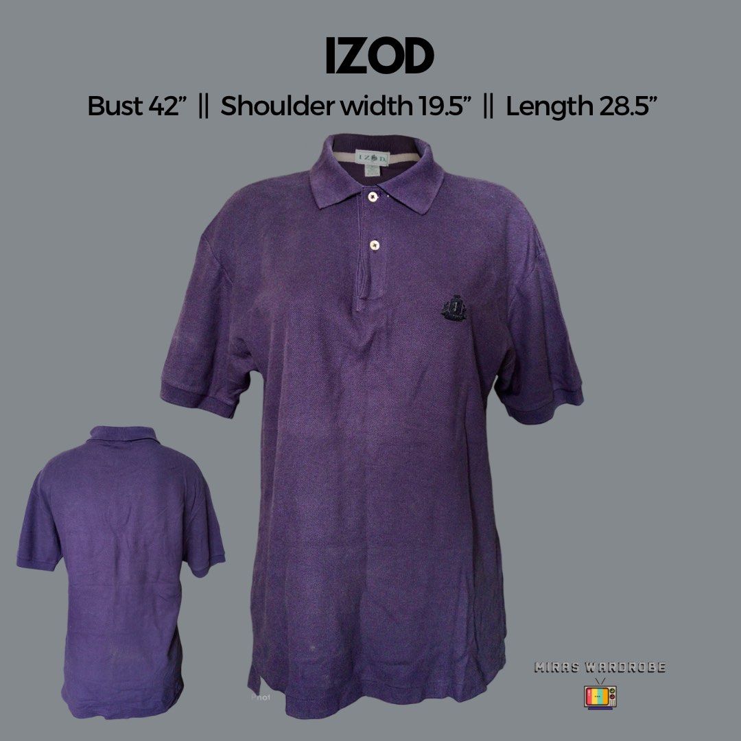 Izod purple sales polo
