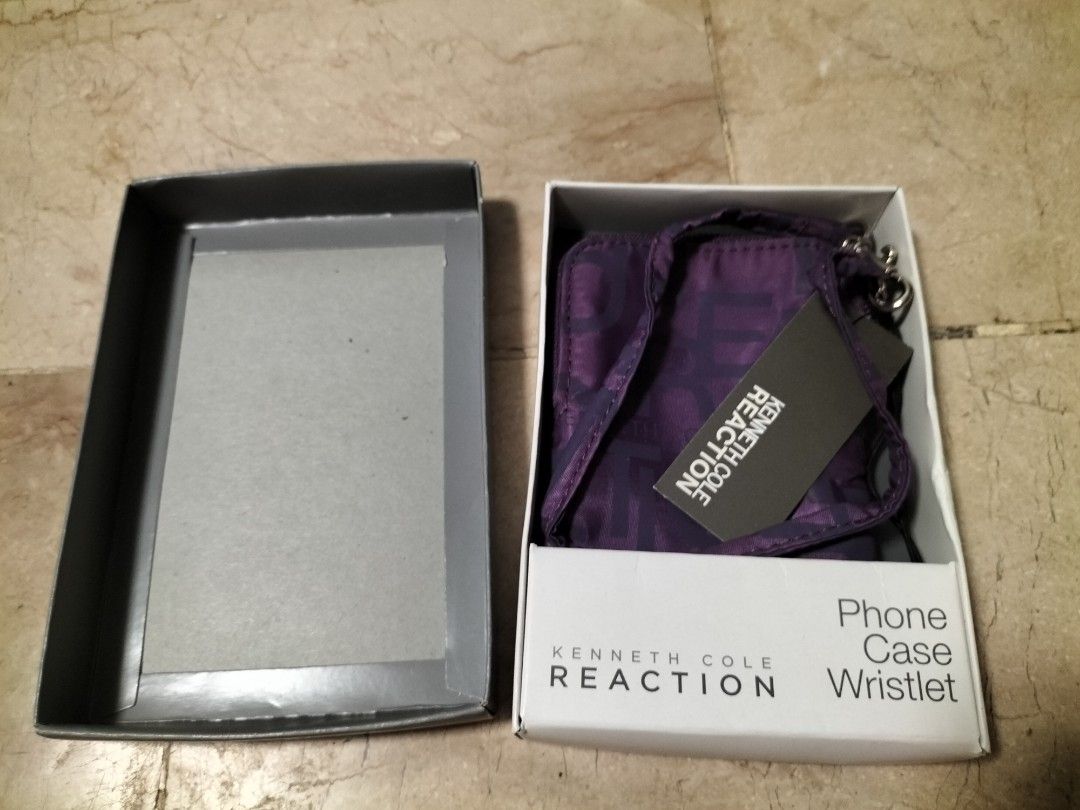 Kenneth Cole Reaction Phone Case Wristlet (Category: Cases & Sleeves) located in San Pedro. Submitted by adicarteu_ (Listing ID 1237259966, Image 3). Description: WTS Kenneth Cole Reaction Phone Case Wallet • Brand new with box and tag MOP: Gcash, BPI Transfer MOD: JnT, LBC, Flash Express.