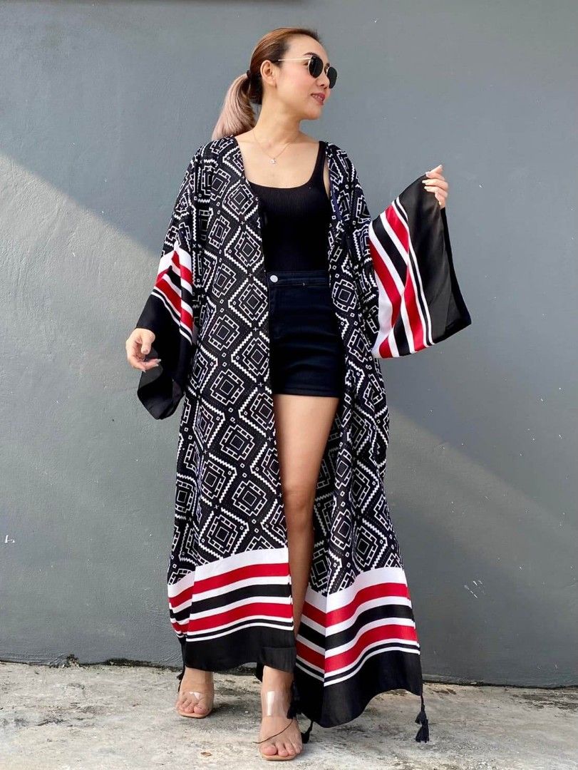 Bohemian kimono robe deals