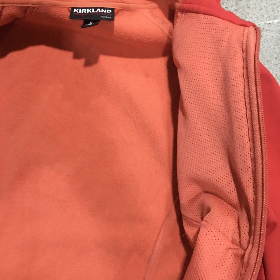 Kirkland Signature Red Soft Shell Hooded Jacket for Women, Women's
