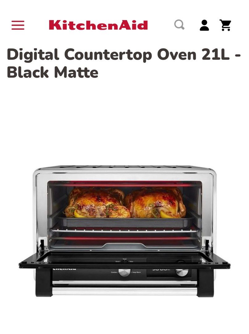 KitchenAid Digital Tabletop Oven, Furniture & Home Living, Kitchenware