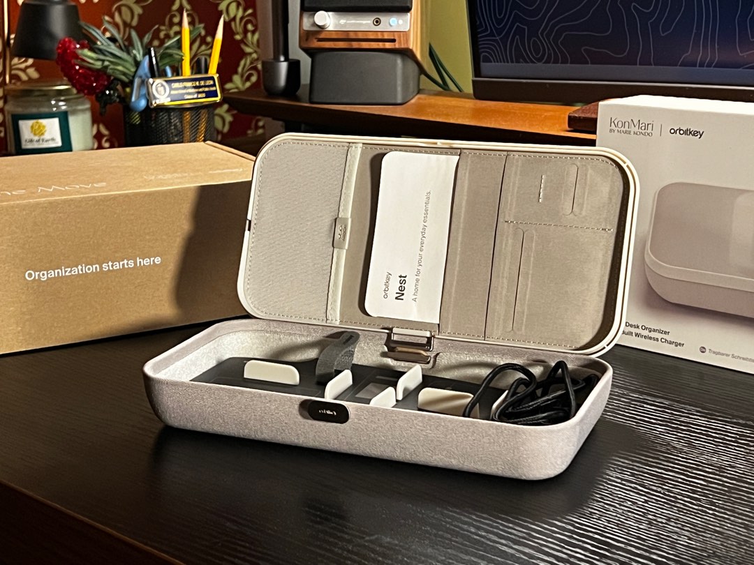 KonMari x Orbitkey  Portable Desk Organizer and Tech Charger