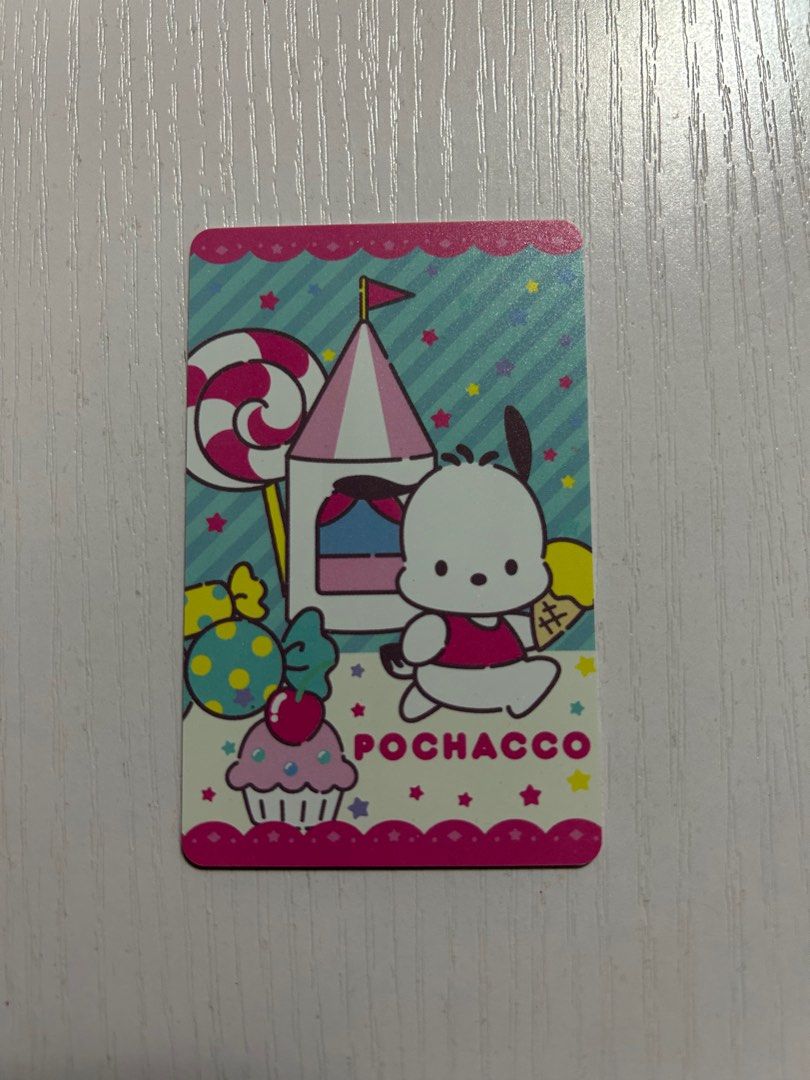 Kuromi Golden Metal Card My Melody Joyful Ball Pochacco Sanrio