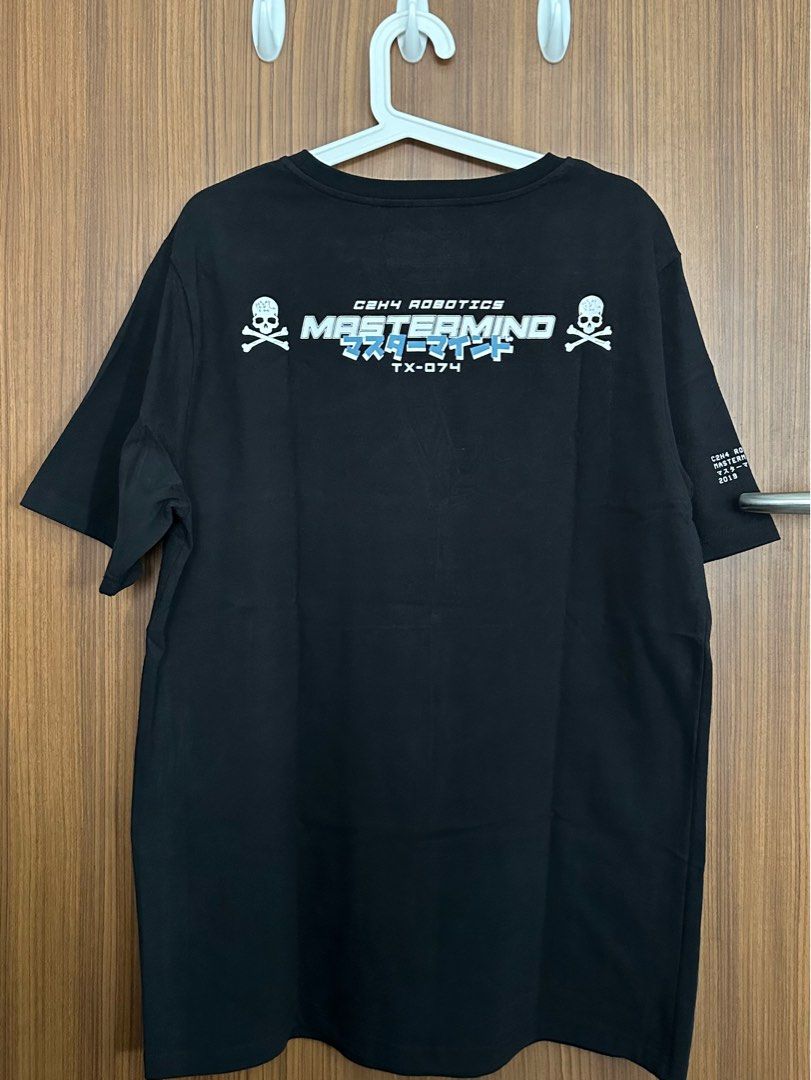 L: c2h4 x mastermind japan tx-074 robotics logo print tshirt