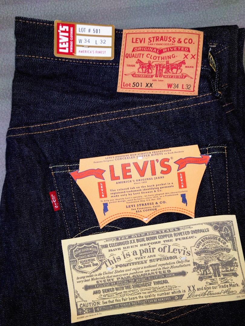 Levi's 501 LVC 1963 Limited Edition, Men's Fashion, Bottoms, Jeans on ...