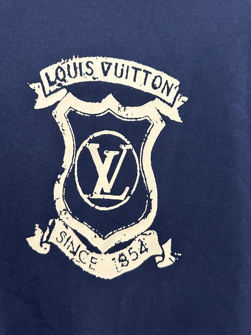 Louis Vuitton blue sweatshirt, Men's Fashion, Coats, Jackets and Outerwear  on Carousell