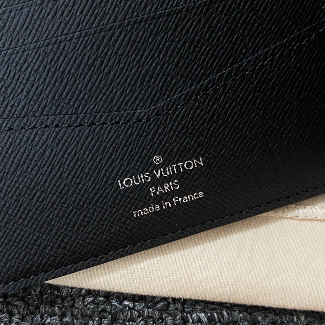 Louis Vuitton LV Unisex Slender Wallet Monogram Eclipse Canvas