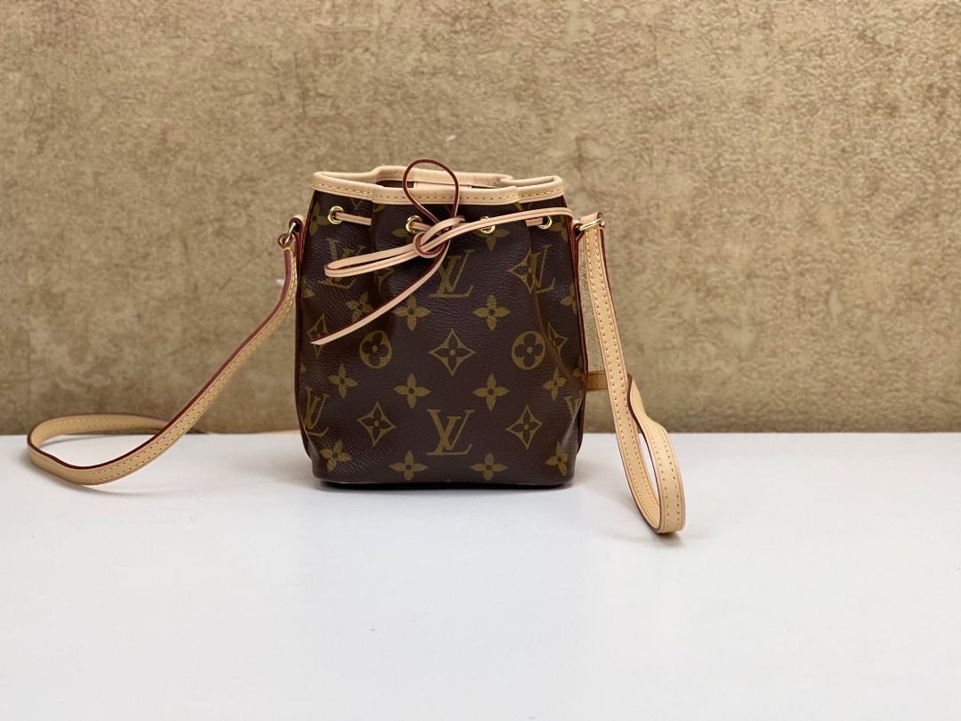 Louis Vuitton Nano Noe Pink in Coated Canvas with Gold-tone - US