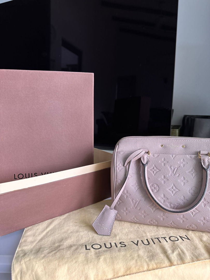 LOUIS VUITTON Monogram Empreinte Leather Speedy 25, Luxury, Bags