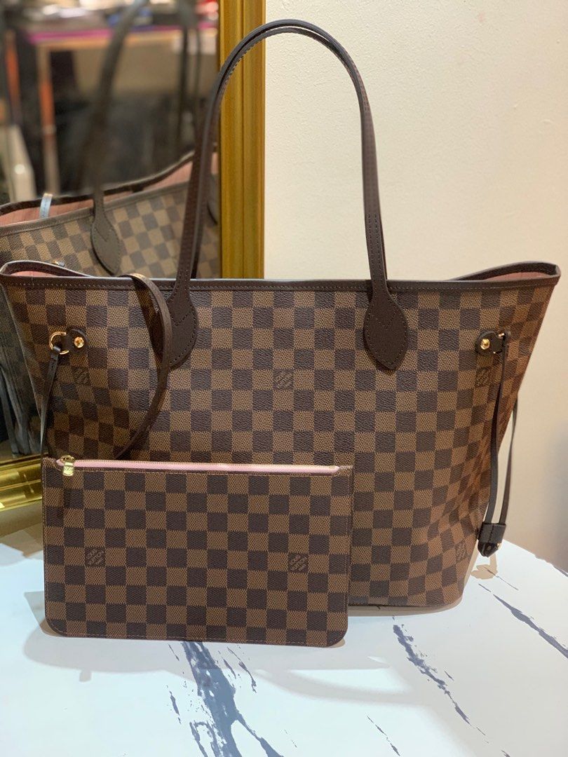 Louis Vuitton Neverfull MM BN DE Pink, Luxury, Bags & Wallets on Carousell