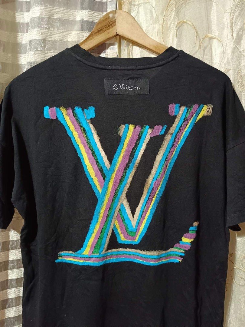 Louis Vuitton Multicolor Psychedelic T-shirt, Men's Fashion, Tops & Sets,  Tshirts & Polo Shirts on Carousell