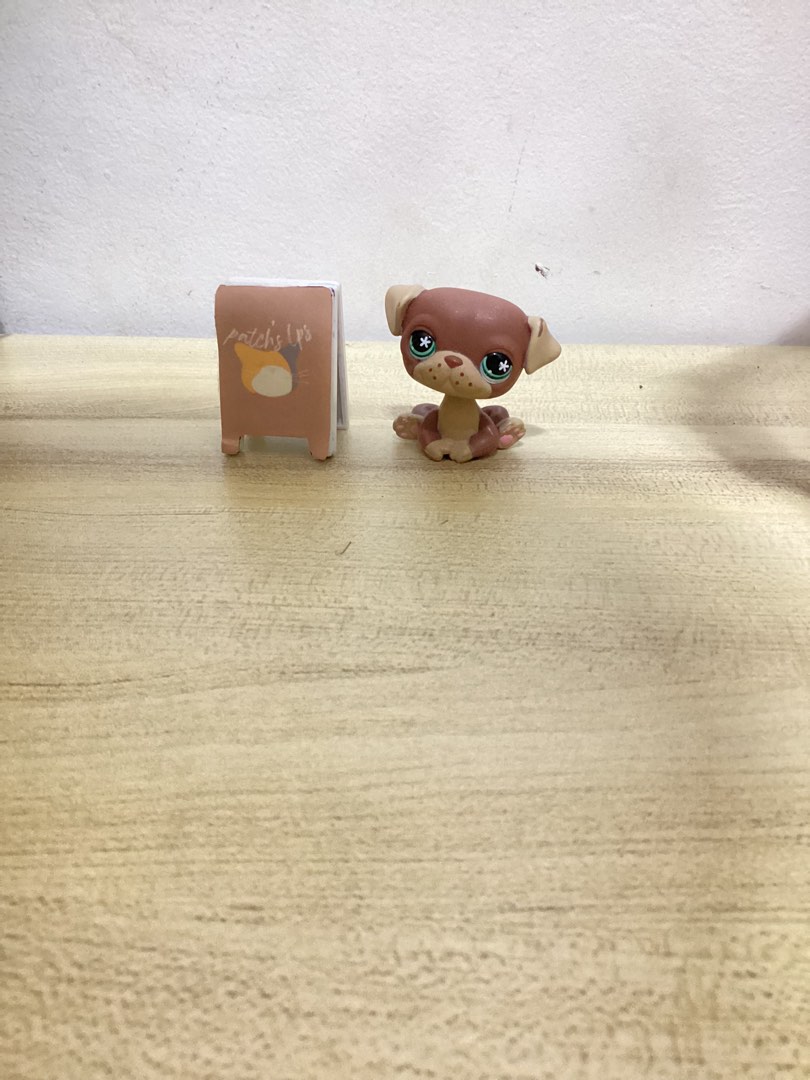 Figurine Little Petshop LPS #83 - Chien Boxer Hasbro - Occasion - Idéal Collection