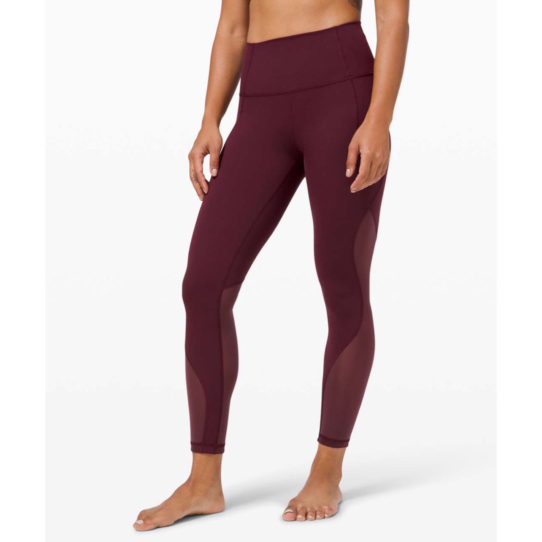 Maroon shop lulu leggings