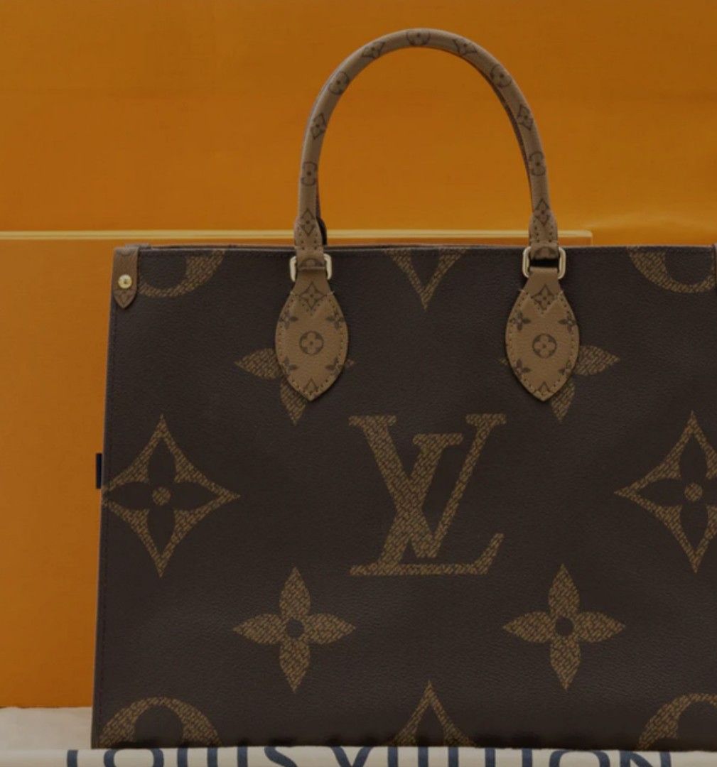 LV On the Go monogram reverse, Luxury, Bags & Wallets on Carousell