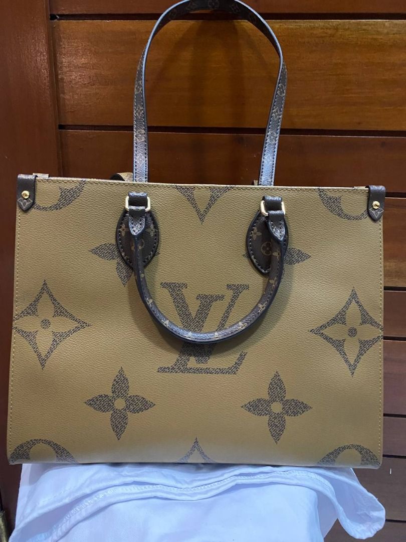 LOUIS VUITTON On-the-go GM Shoulder 2way Bag M44576 Monogram canvas GHW  Used
