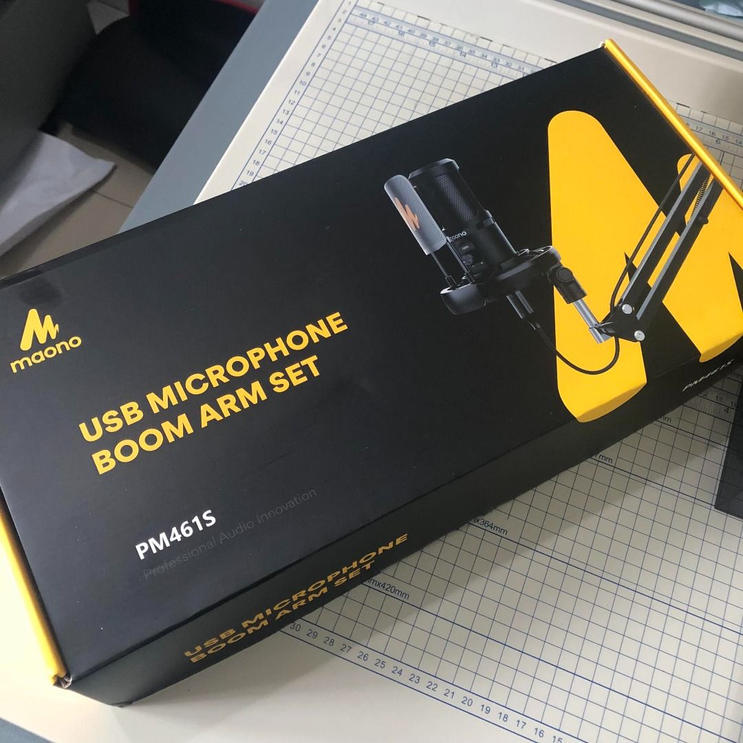 Maono AU-PM461S USB Microphone Cardioid Condenser Set, Audio ...