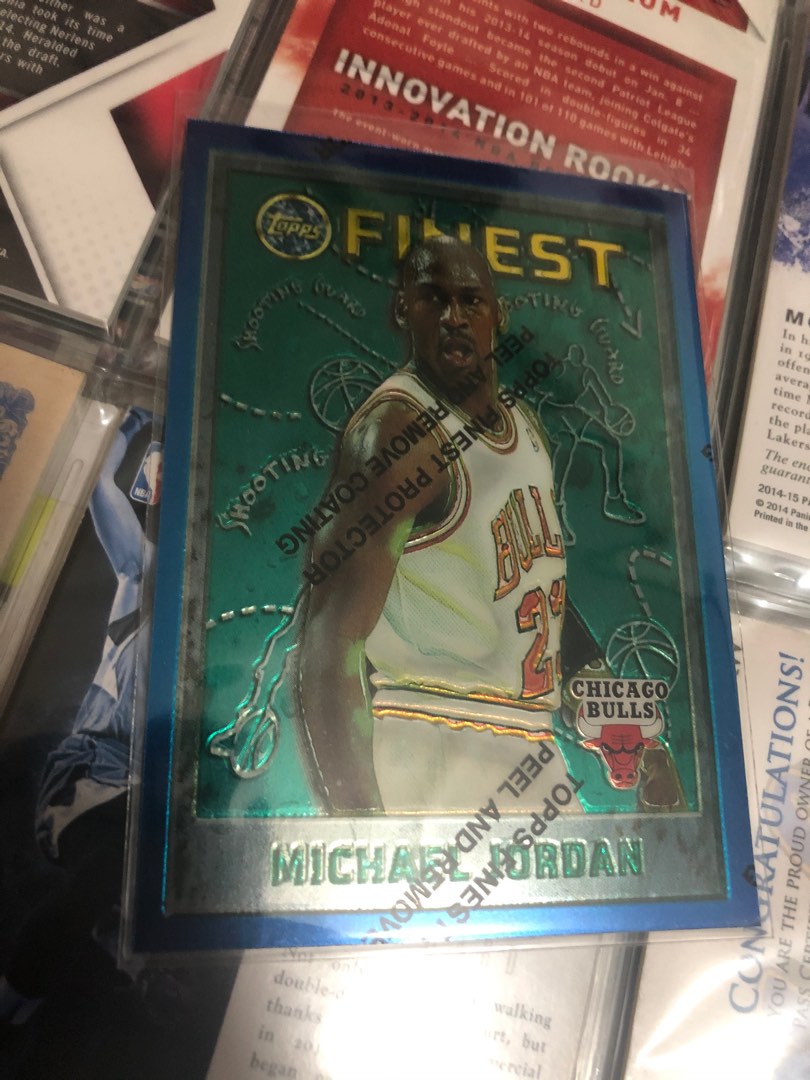 michael jordan topps finest card